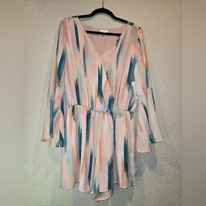 Decree Multicolor Long Sleeve Romper